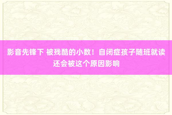 影音先锋下 被残酷的小数！自闭症孩子随班就读还会被这个原因影响